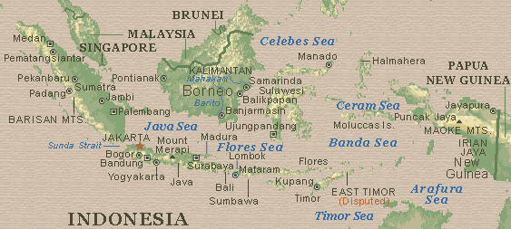 indonesia map